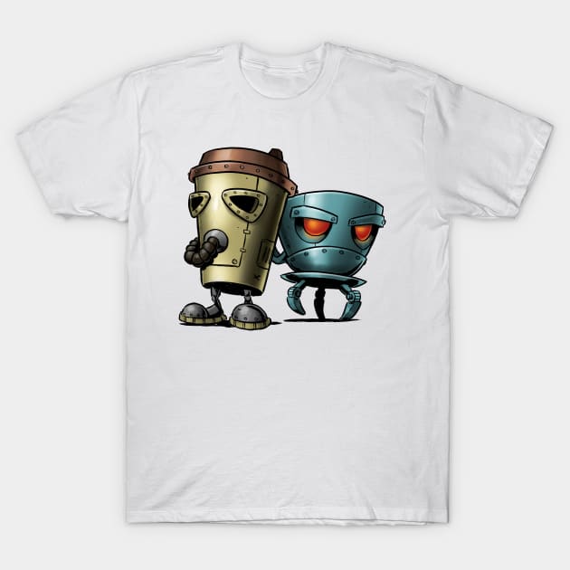 Steampunk Coffee T-Shirt by craigbruyn